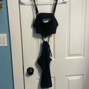 Black sexy one piece size medium